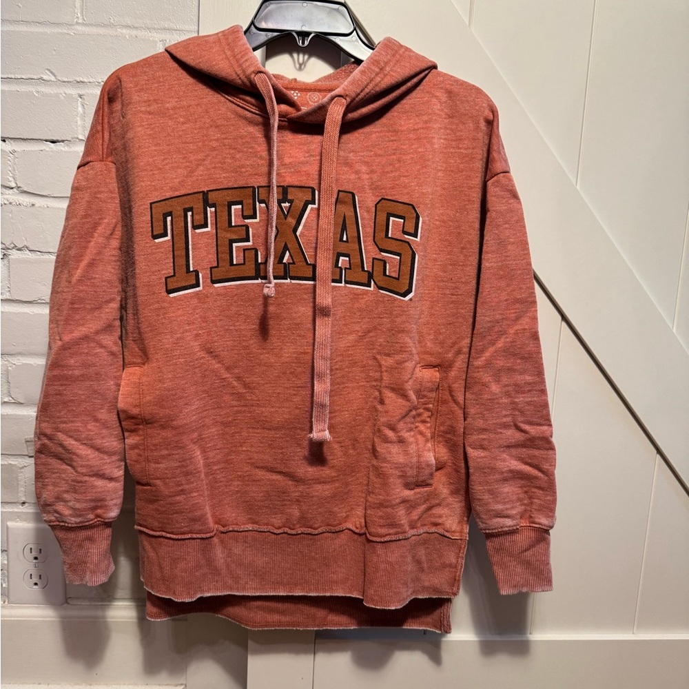 Texas Hoodie in Rust Orange